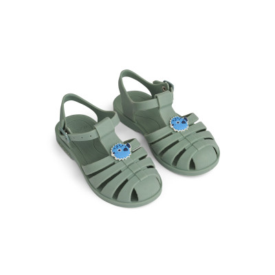 LIEWOOD sandale Bre Beach cu accesorii Puffer / peppermint