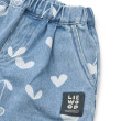 LIEWOOD pantaloni scurți denim Borrisa Weethearts / Light blue denim