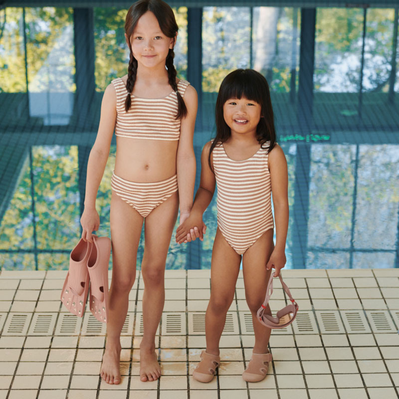 LIEWOOD Bello bikini cu dungi Coral blush