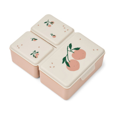 LIEWOOD cutie pentru gustări copii Driss Peach me / Sea shell