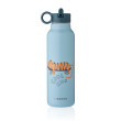 Sticlă termoizolantă 500 ml LIEWOOD Falk Tiger / Beach blue