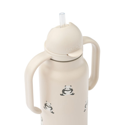 Sticlă termoizolantă Kimmie 250 ml LIEWOOD Mini panda / Sandy