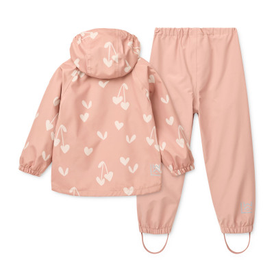 LIEWOOD set impermeabil Pedia – jachetă și pantaloni Sweethearts / Pale tuscany