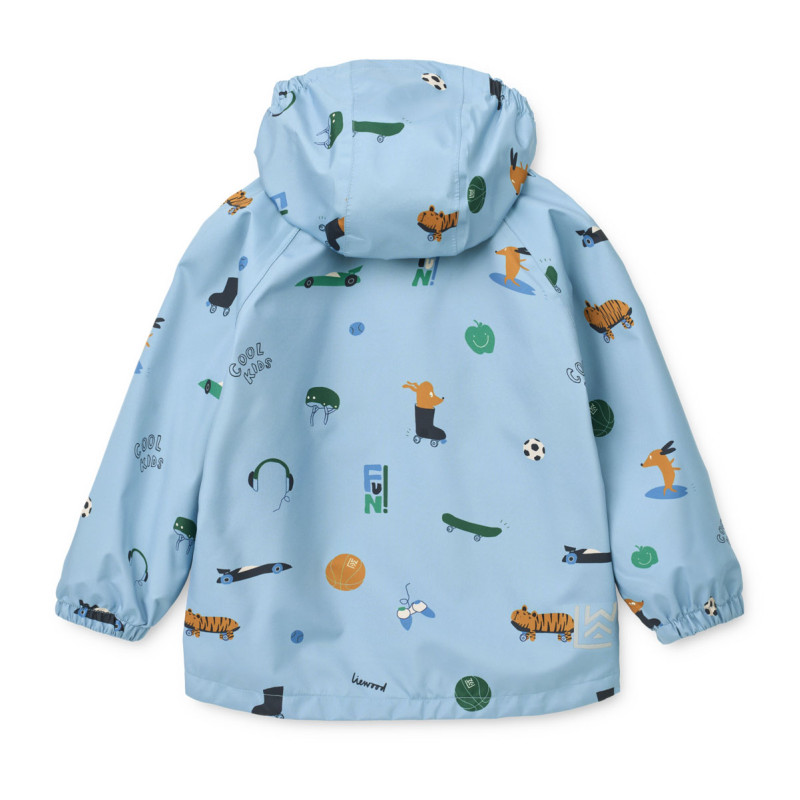 LIEWOOD set impermeabil Pedia – jachetă și pantaloni Fun / Beach blue