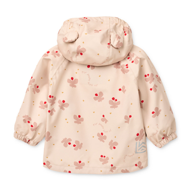 LIEWOOD set impermeabil Manu Butterfly / Apple Blossom