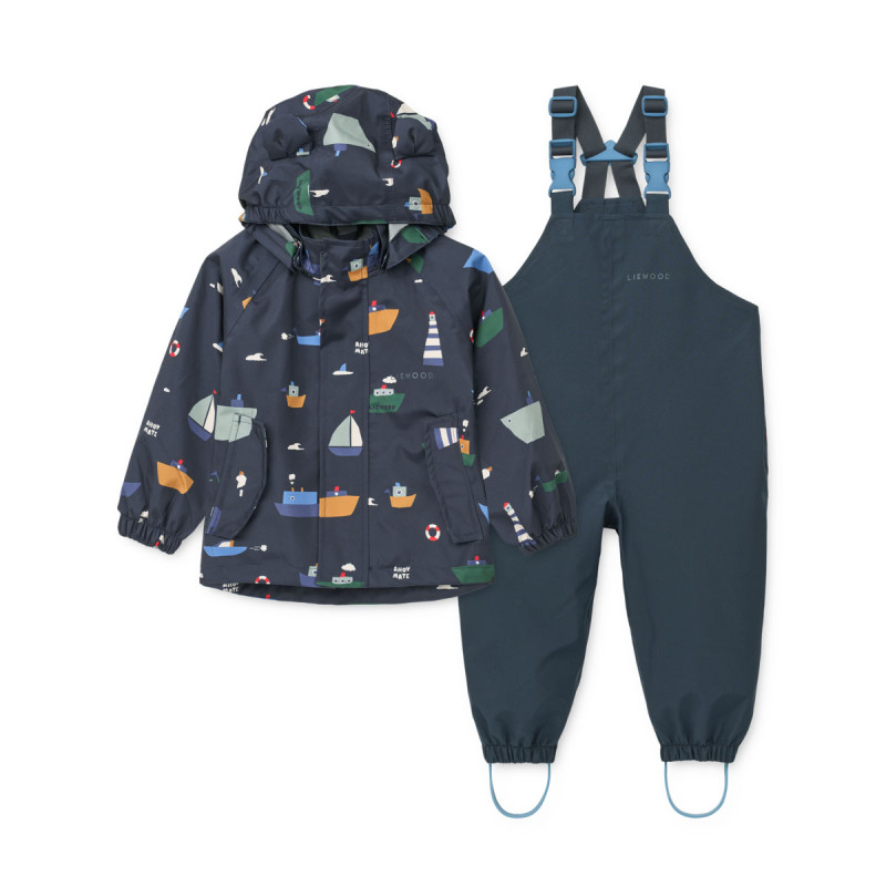 LIEWOOD set impermeabil Manu Sailing / Classic navy
