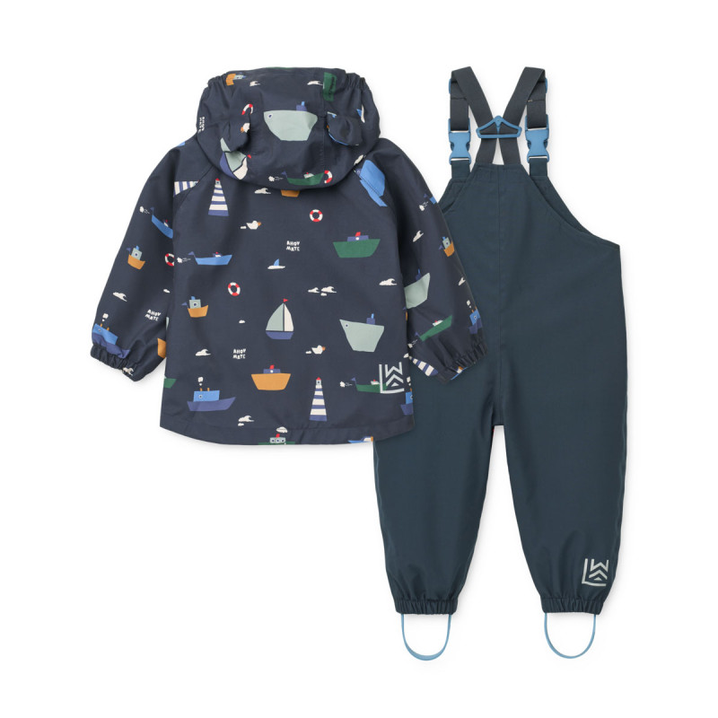 LIEWOOD set impermeabil Manu Sailing / Classic navy