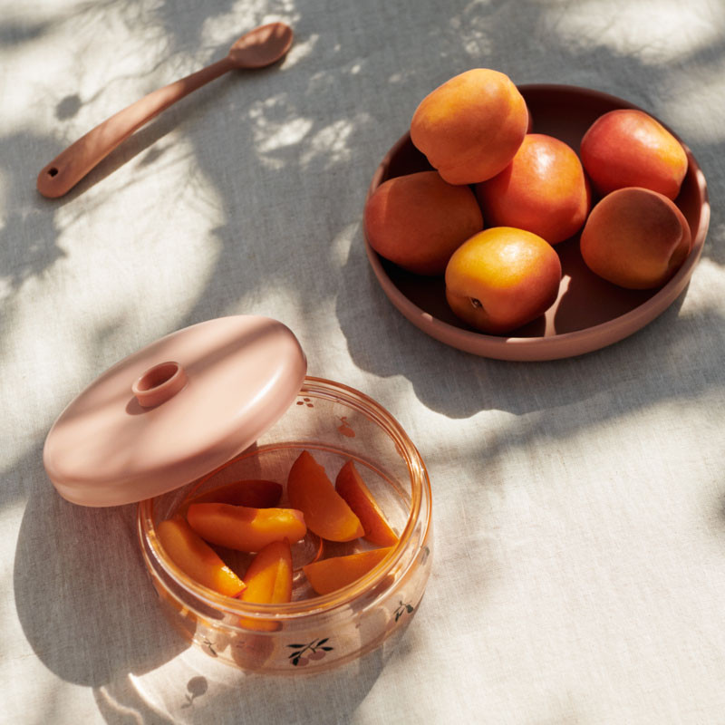 LIEWOOD Recipiente Tritan pentru mâncare Dominique 500 ml set 2 buc Peach / Sea shell