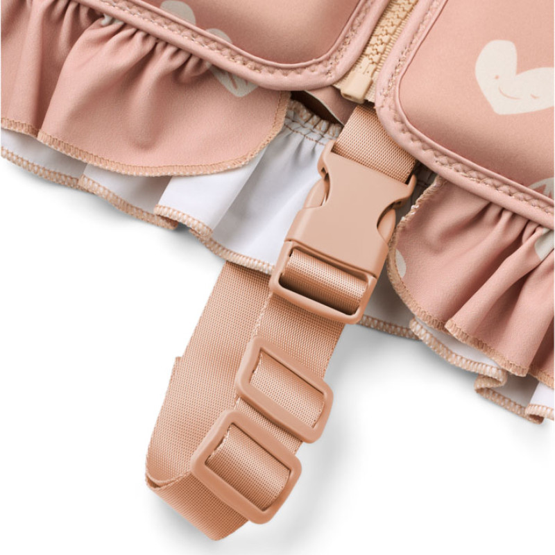 Vestă de înot LIEWOOD Dove Sweethearts / Pale tuscany