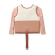 LIEWOOD vestă de înot cu mâneci Dove Tuscany rose multi mix