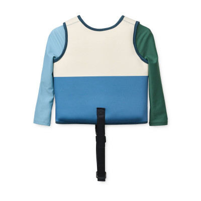 LIEWOOD vestă de înot cu mâneci Dove Riverside multi mix