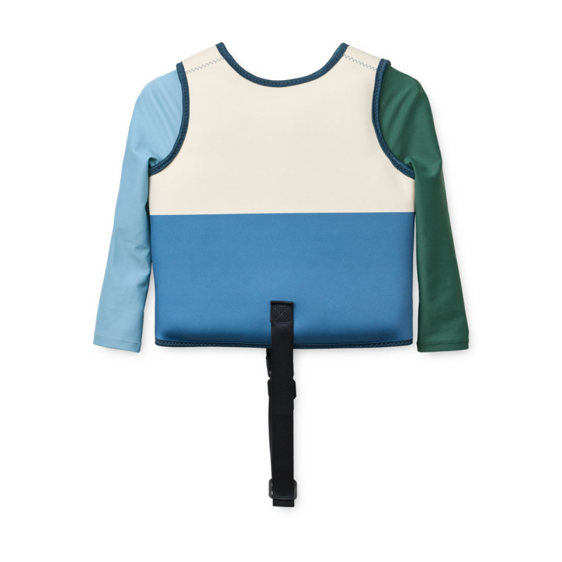 LIEWOOD vestă de înot cu mâneci Dove Riverside multi mix