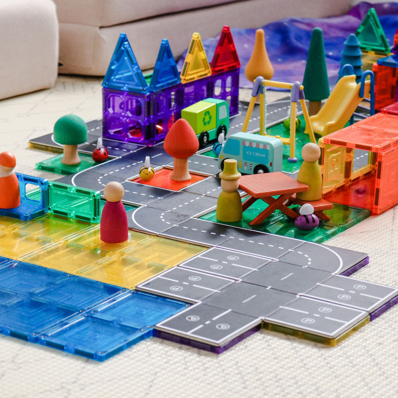 Cărți magnetice drumuri 40 buc