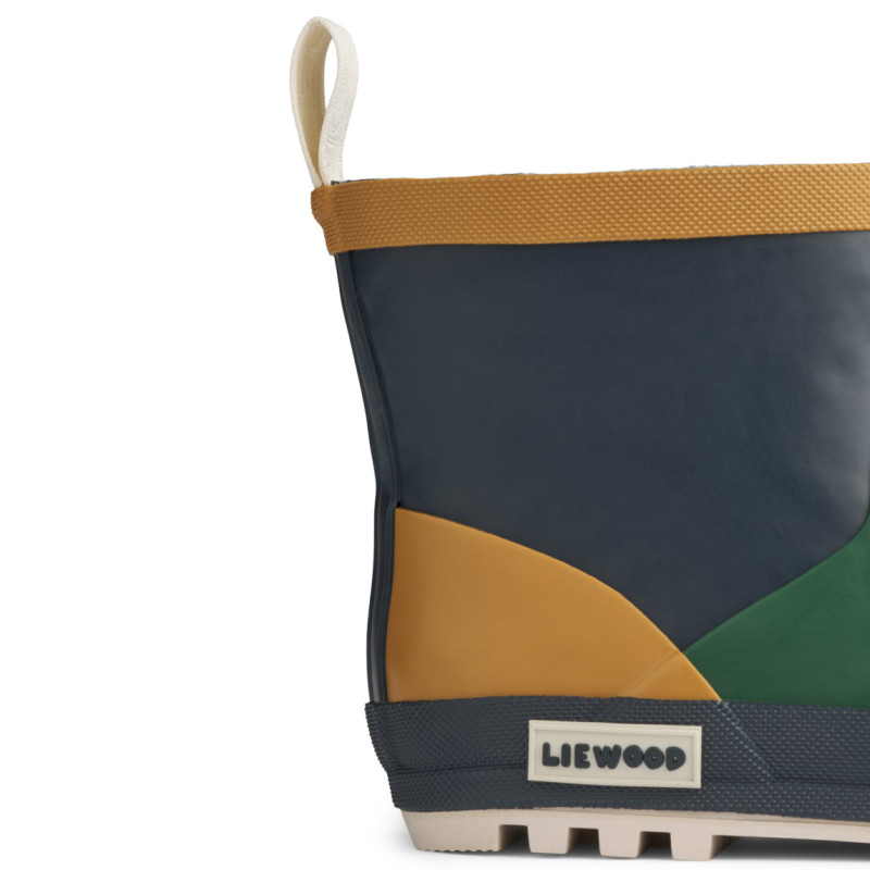 LIEWOOD cizme de ploaie îmblănite Jesse Classic Navy Multi Mix