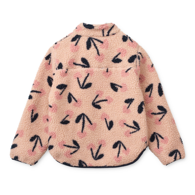 LIEWOOD Jachetă fleece Nolan Mega Cherry heart / Rosey