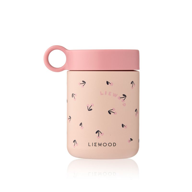 LIEWOOD recipient termic pentru mâncare Kiani Mini Cherry heart / Rosey