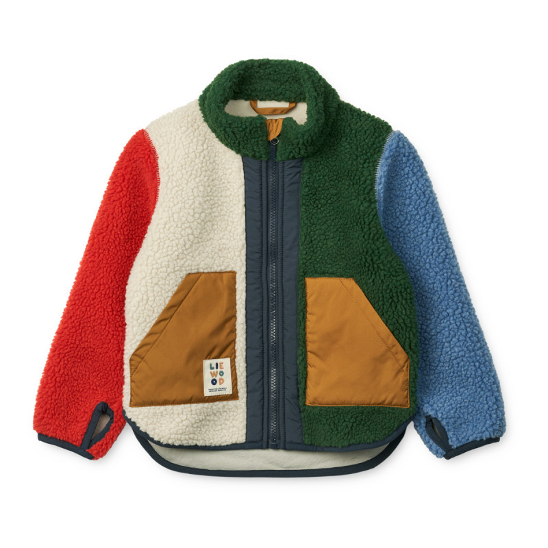 LIEWOOD Jachetă fleece Noam Garden green multi mix