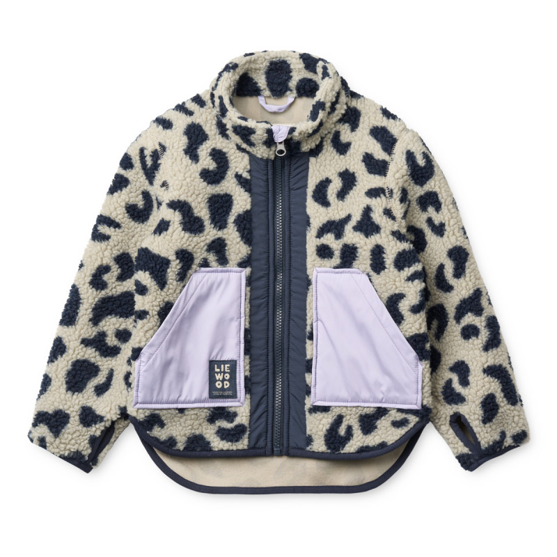 LIEWOOD Jachetă fleece Noam Mega leo / Mist mix