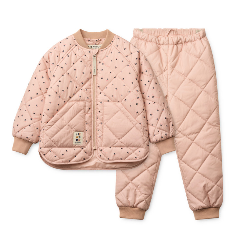 LIEWOOD Set termo ZELLA Mini Cherry heart / Rosey