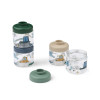 LIEWOOD Dominique recipiente din tritan pentru mâncare 100 ml set 4 Cars / Sandy