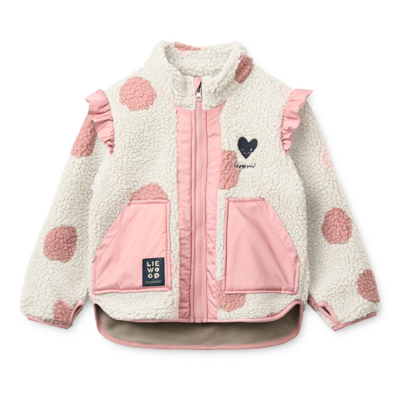 LIEWOOD Jachetă fleece Noam Rose blush mix