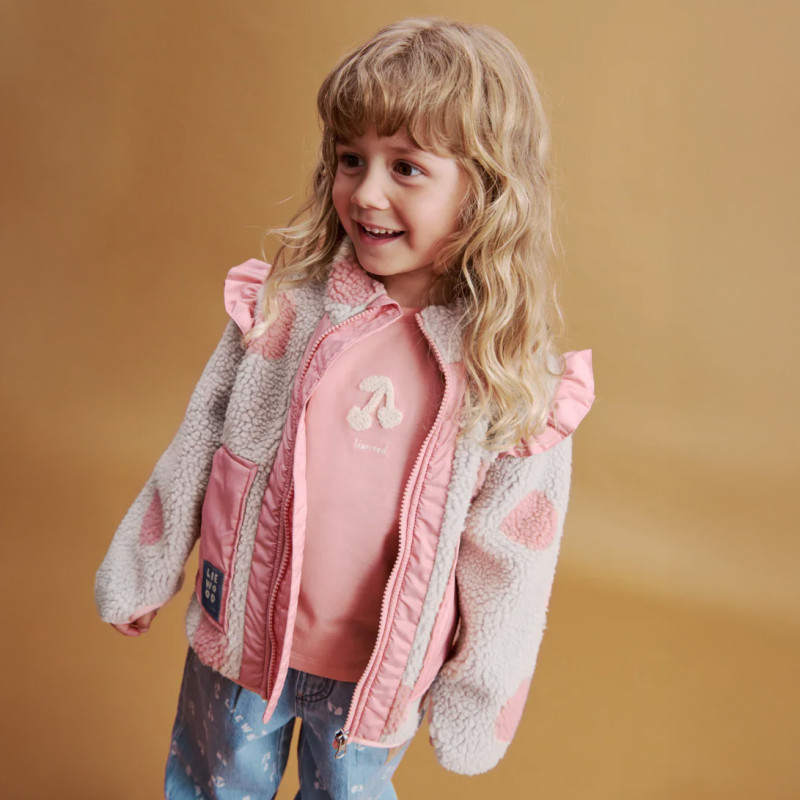 LIEWOOD Jachetă fleece Noam Rose blush mix