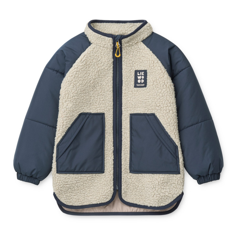 LIEWOOD Jachetă RUNA Mist / Classic navy