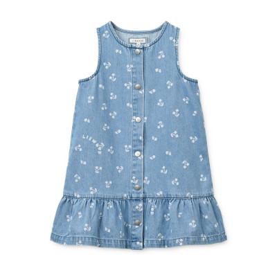 LIEWOOD Sybilla rochie din denim Cherry heart sandy / Denim