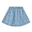 Fustă din denim pentru copii LIEWOOD Rio Cherry heart sandy / Denim
