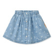 Fustă din denim pentru copii LIEWOOD Rio Cherry heart sandy / Denim