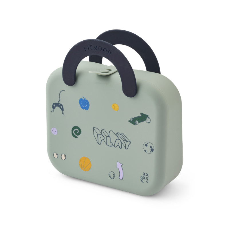 LIEWOOD Caserolă pliabilă din silicon Elara Play / Dusty Peppermint