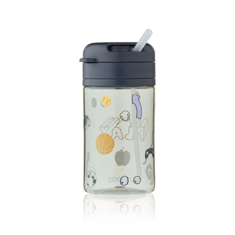 LIEWOOD Pavia cană cu pai 500 ml Play / Dusty Peppermint