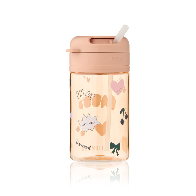 LIEWOOD Pavia cană cu pai 500 ml Mood / Pale Tuscany