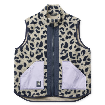 LIEWOOD Nilu vestă fleece damă Mega leo / Mist mix