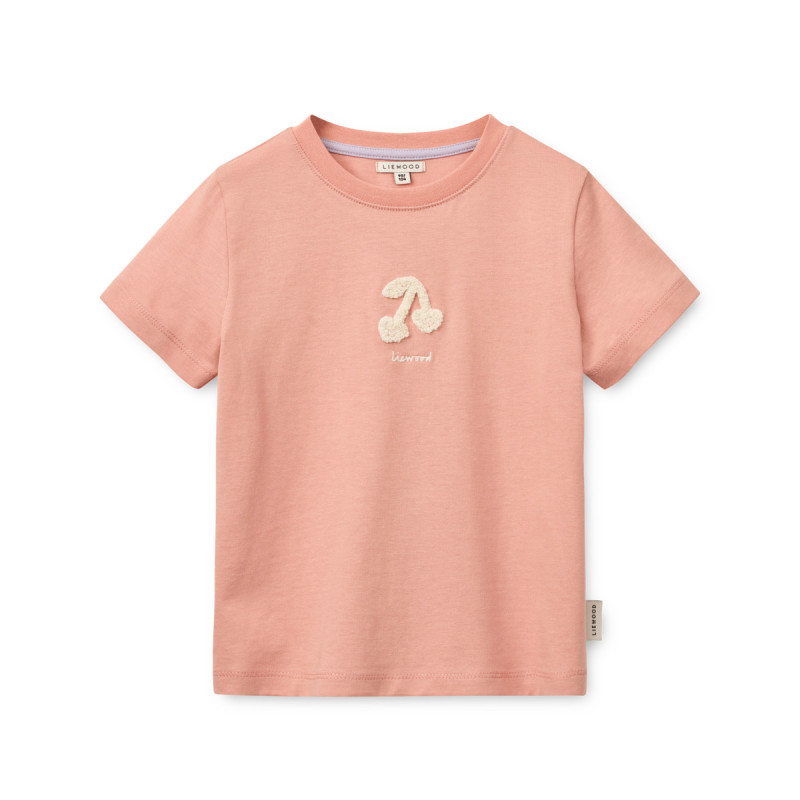LIEWOOD Francis tricou pentru copii Cherry heart / Rose blush