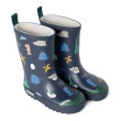 LIEWOOD cizme de cauciuc termo pentru copii Mason Dino roar / Classic navy