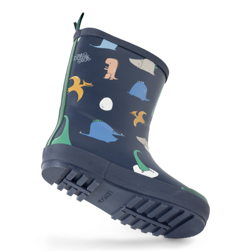LIEWOOD cizme de cauciuc termo pentru copii Mason Dino roar / Classic navy