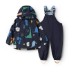 LIEWOOD set impermeabil Manu Dino roar / Classic navy