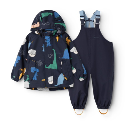 LIEWOOD set impermeabil Manu Dino roar / Classic navy
