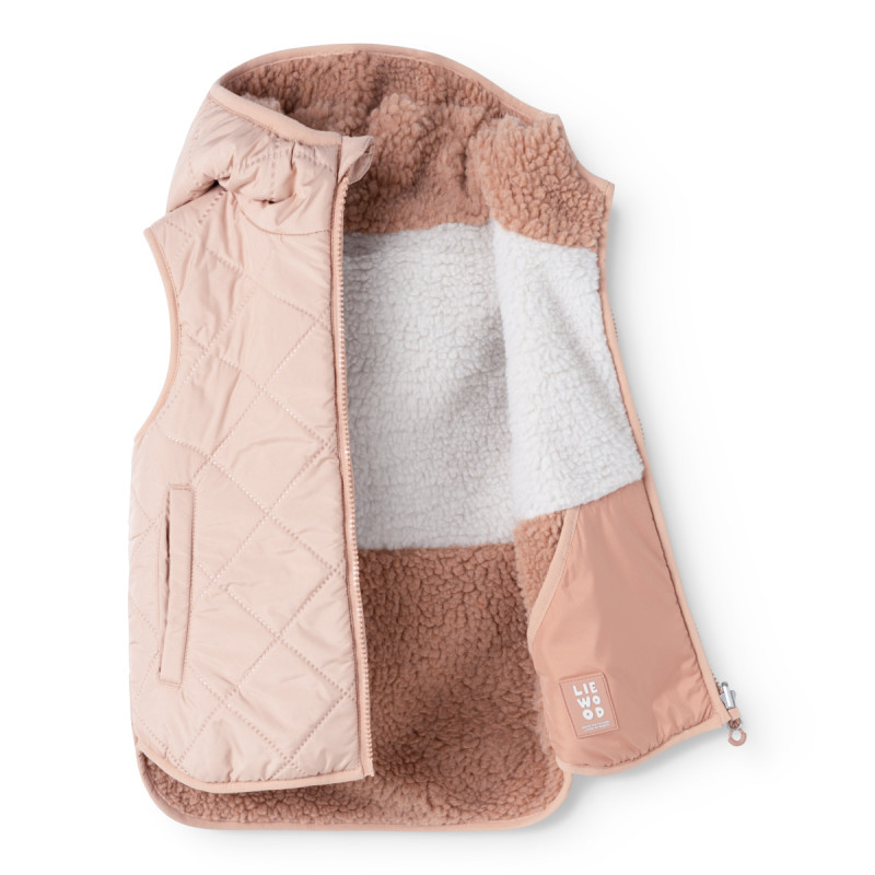 LIEWOOD vestă reversibilă pentru copii Diana Pale tuscany mix