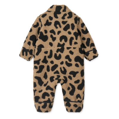 LIEWOOD salopetă fleece copii Nolano Mega leo / Oat mix
