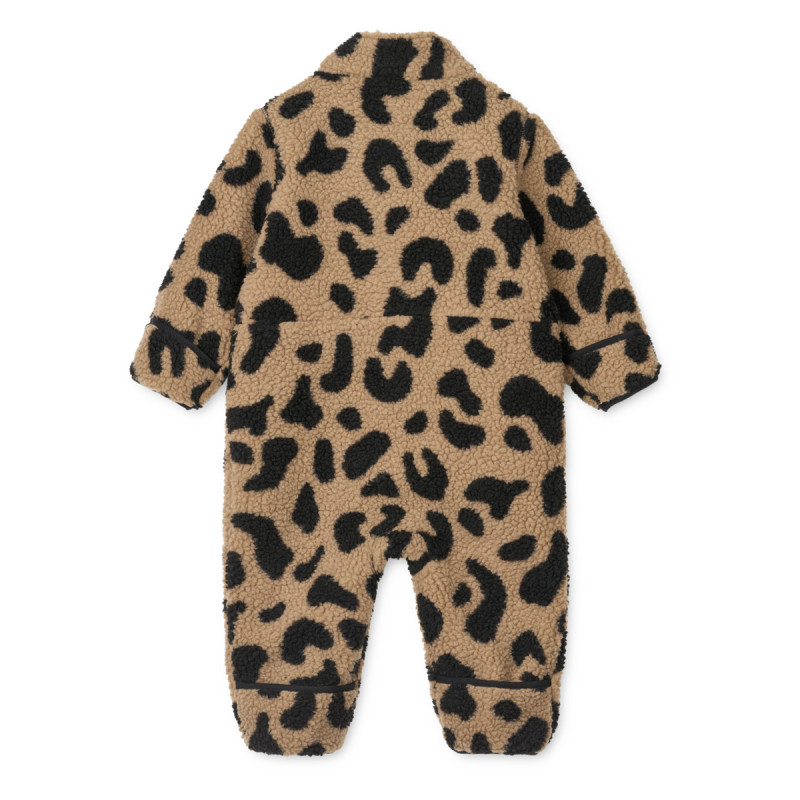 LIEWOOD salopetă fleece copii Nolano Mega leo / Oat mix
