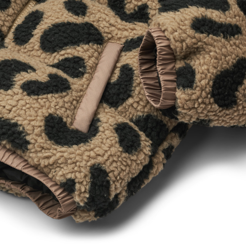 LIEWOOD Niko jachetă fleece Mega leo / Oat mix