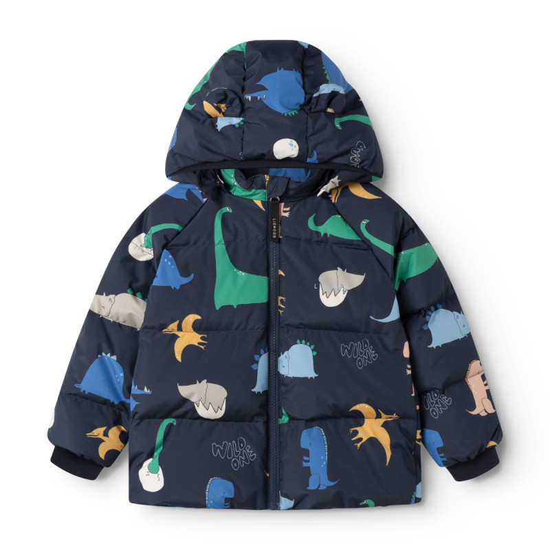 LIEWOOD Polle geacă cu puf Dino roar / Classic navy
