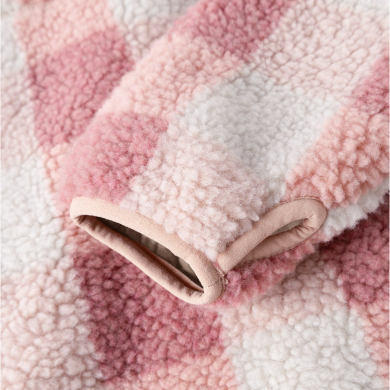 LIEWOOD Jachetă fleece Nolan Mega Check / Rose blush