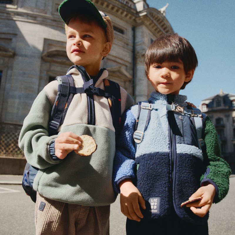 LIEWOOD Jachetă fleece Nolan Classic navy multi mix