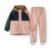 LIEWOOD set impermeabil Pedia – jachetă și pantaloni Pale tuscany multi mix