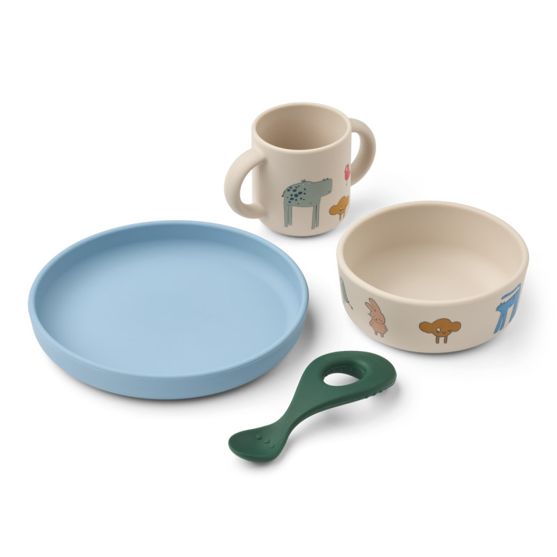 Set de masă din silicon LIEWOOD Vivi Imagine / Sandy