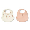 Bavete din silicon LIEWOOD Ember Wild child / Rosey set 2 bucăți