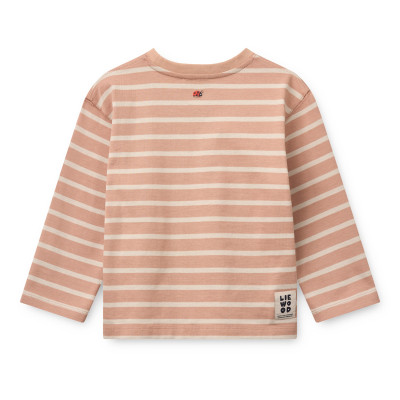 LIEWOOD TYLER bluză cu mânecă lungă în dungi Pale Tuscany / Sandy Stripe